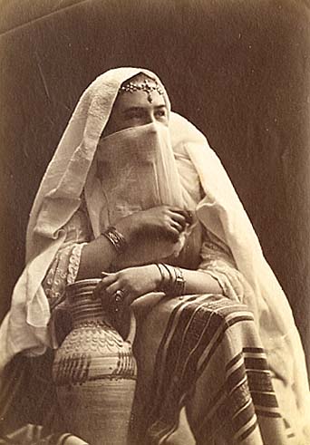 Anonymous - Portrait of a Veiled, Algerian Woman