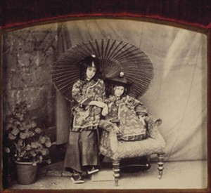 Lewis Carroll's Lorina and Alice Liddell in Chinese Costume, 1860 sold for $106,250, over five-times the high estimate (including premium).