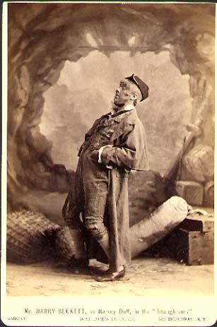 Sarony Studio - Harry Beckett as Harvey Duff, in Shaughraun, Wallack's Theatre Sarony Studio - Harry Beckett as Harvey Duff, in Shaughraun, Wallack's Theatre