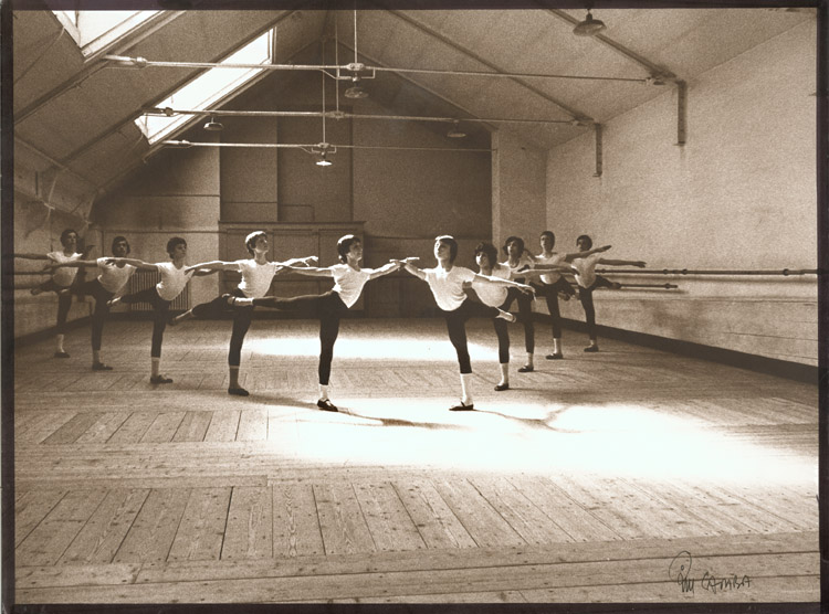 Kim Camba - Young Dancers in Arabesque Position