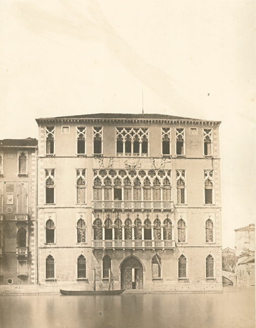 Fortunato Antonio Perini (attributed to) - Ca' Foscsari on the Grand Canal, Venice, Italy