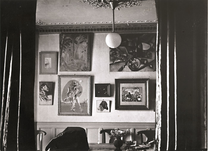 Brassai (Gyula Halasz)f - Paul Eluard's Apartment and His Painting Collection
