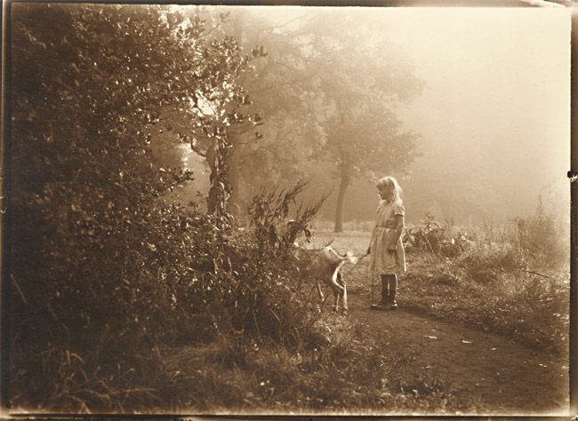 Leonard Misonne - Girl and Her Goat Leonard Misonne - Girl and Her Goat