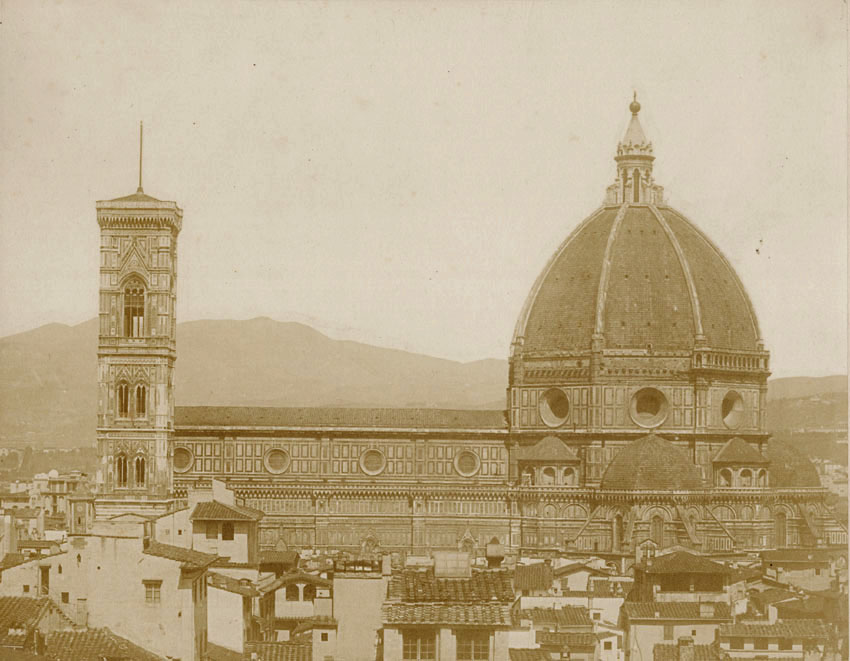 John Brampton Philpot - The Duomo and the Campanile, Florence, Italy John Brampton Philpot - The Duomo and the Campanile, Florence, Italy