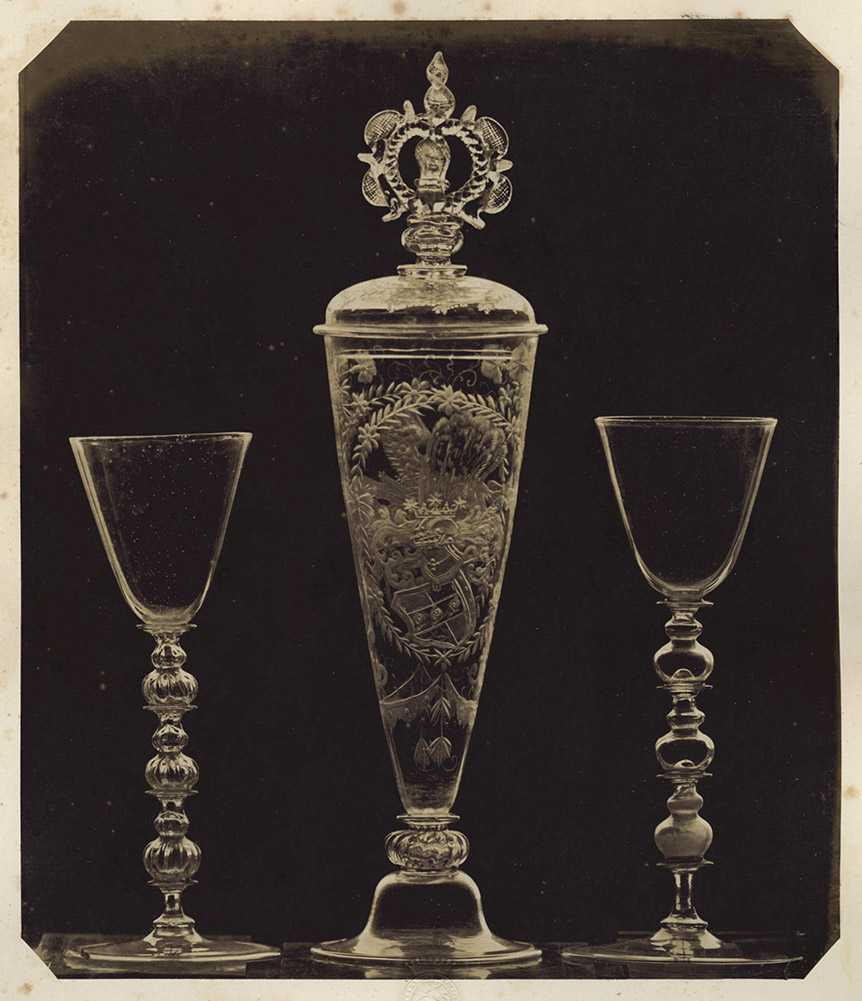 Ludwig Belitski - 16th-Century Glassware Chalice and Two Glasses Ludwig Belitski - 16th-Century Glassware Chalice and Two Glasses
