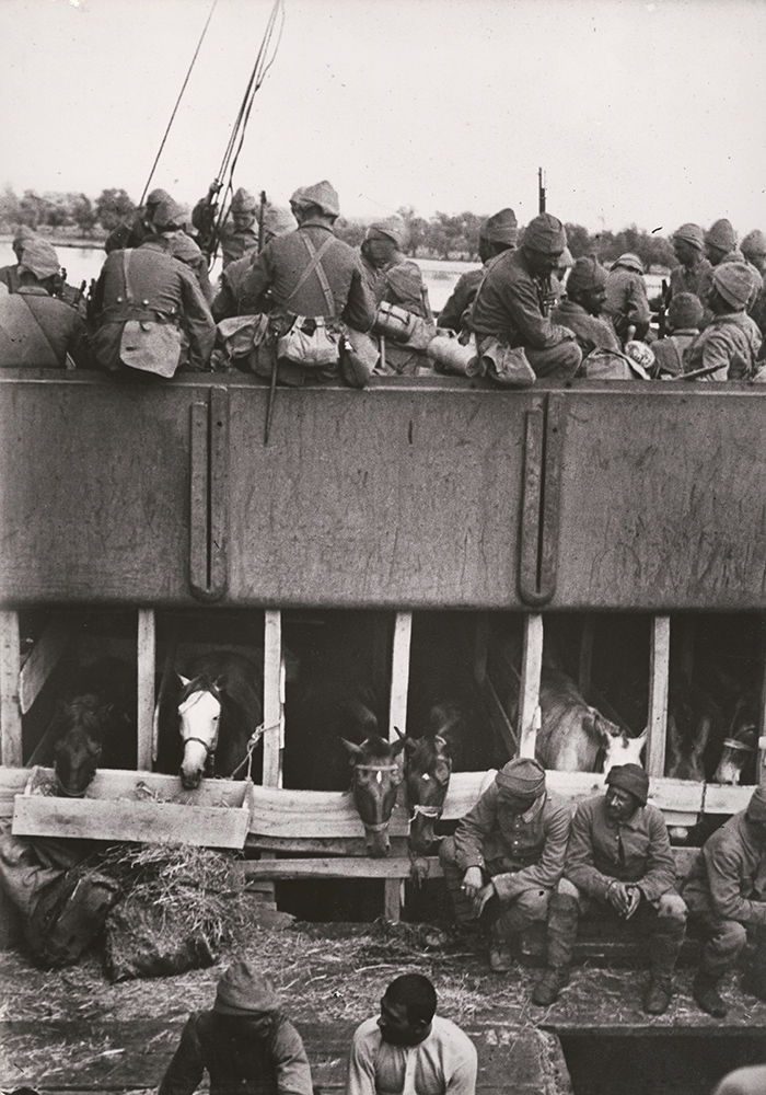 André Kertész - Turkish Troops on Board the Minna Horn, Braila, Romania