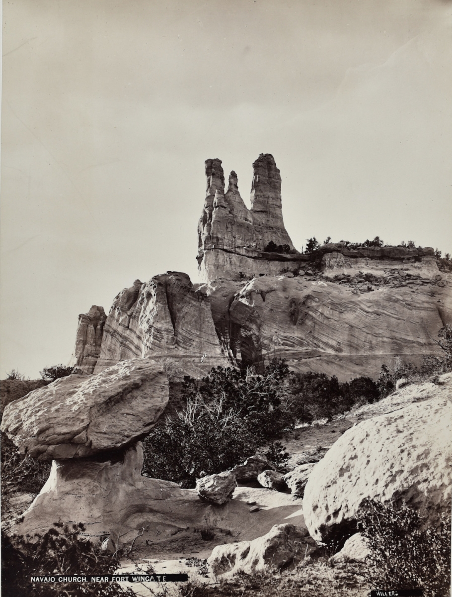 John K. Hillers - Navajo Church near Fort Wingate, NM