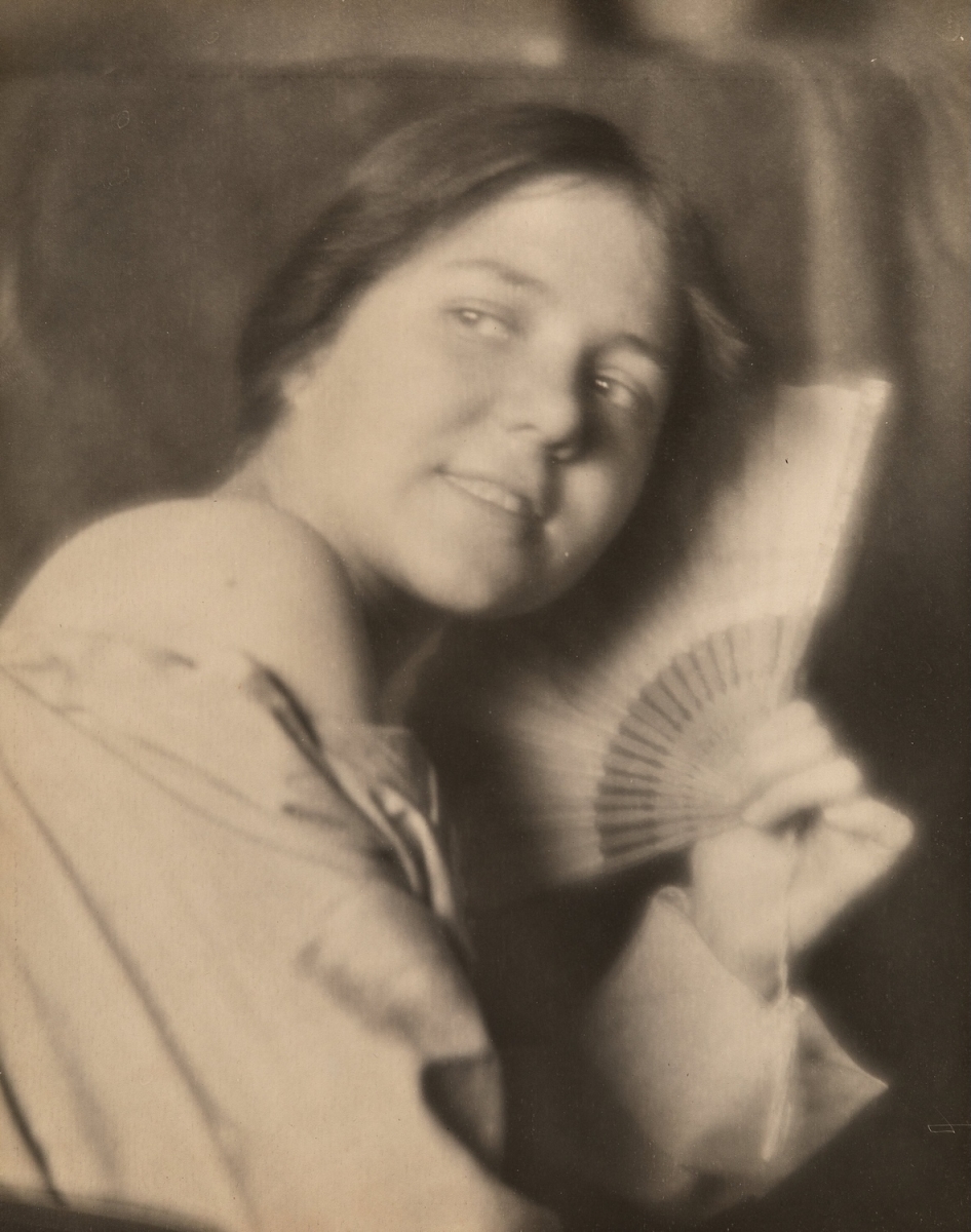 Gladys Granger with Fan