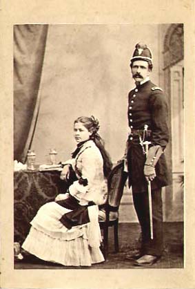 J.E. Edwards - Portrait of a Soldier and His Wife