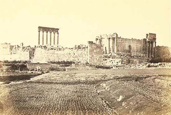 Francis Frith - Baalbec from the South, Syria Francis Frith - Baalbec from the South, Syria