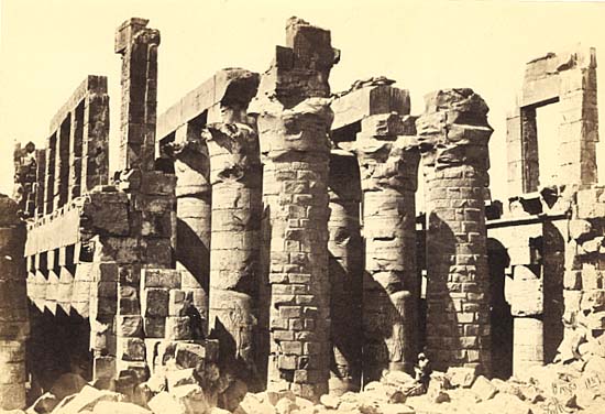 Francis Frith - Hall of Columns, Karnac, Egypt Francis Frith - Hall of Columns, Karnac, Egypt