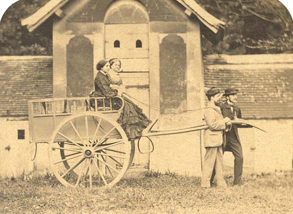 Duc de Massa - Group in a Pull Cart (Self Portrait) Duc de Massa - Group in a Pull Cart (Self Portrait)