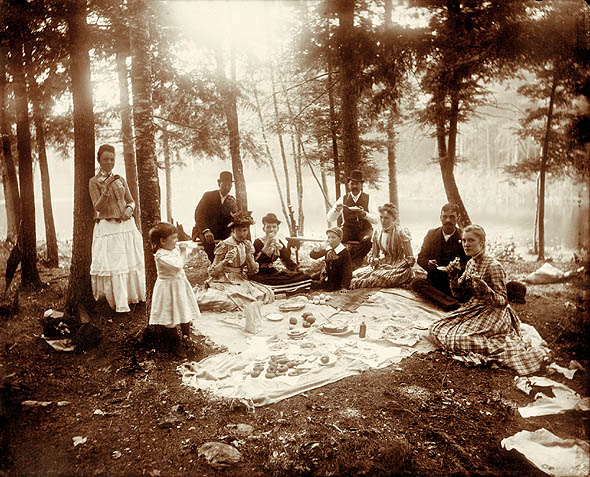 Anonymous - A Picnic Scene Anonymous - A Picnic Scene