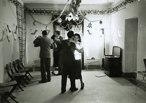 David Seymour (Chim) - Christmas Party Dance