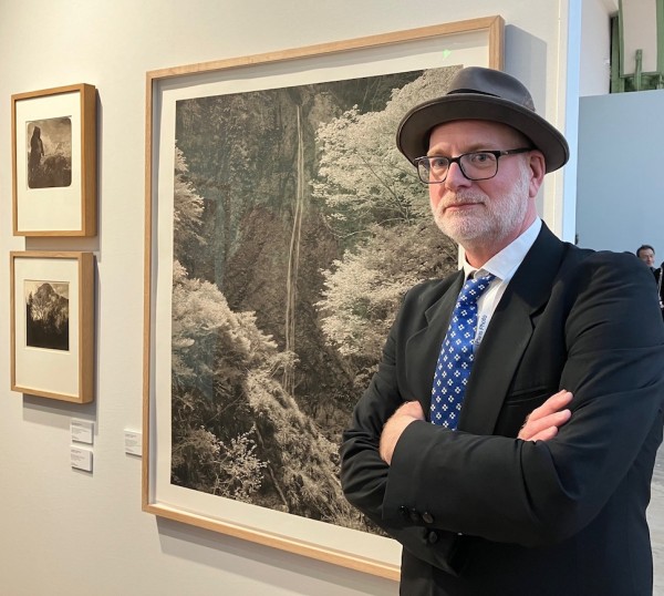 Christophe Lunn exhibited upstairs in the Emergence section of the Grand Palais the year. (Photo by Michael Diemar)