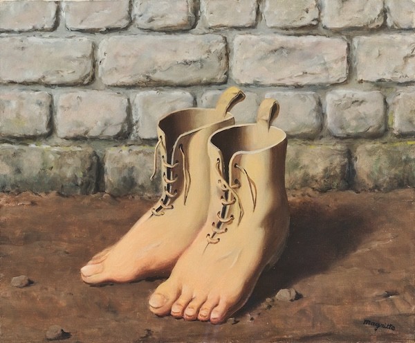 René Magritte. Le modèle rouge, oil on canvas, 1953, Collection BNP Paribas Fortis © Succession René Magritte - SABAM Belgium, 2025. Magritte. La Ligne de vie, curated by Xavier Canonne, is on show at KMSKA (Royal Museum of Fine Arts Antwerp) until February 22, 2026.