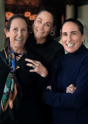 Susan and her two daughters, Lisa and Margo. (Photo by Barbara Runge)